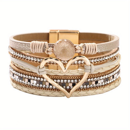 Bohemian Multi-Layer Leather Bracelet